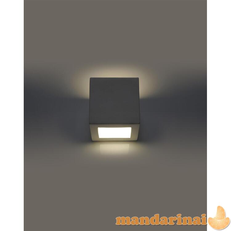 Sieninis šviestuvas keraminis leas