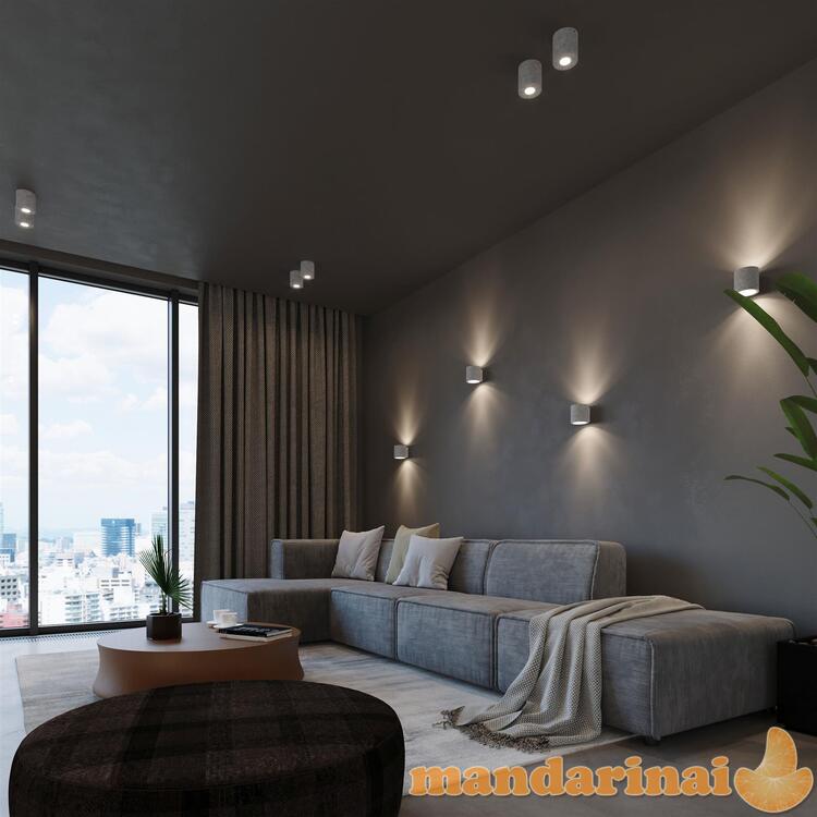 Sieninis šviestuvas orbis betonas