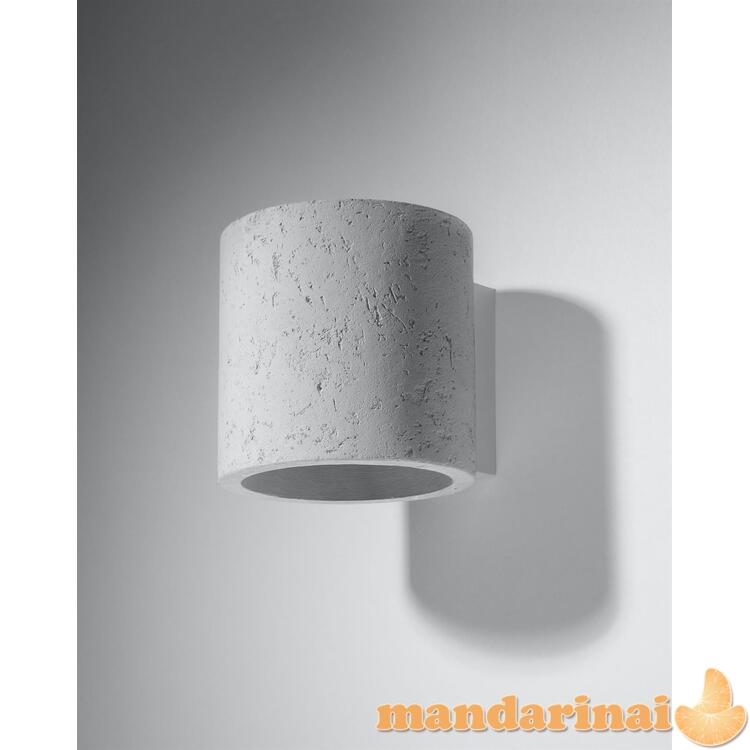 Sieninis šviestuvas orbis betonas