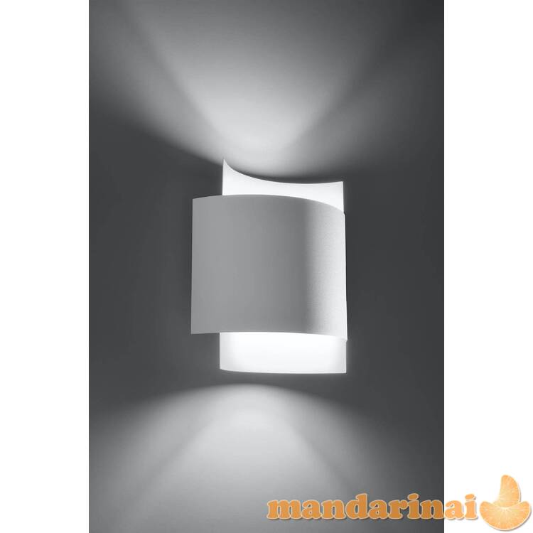 Sieninis šviestuvas poveikis baltas 3