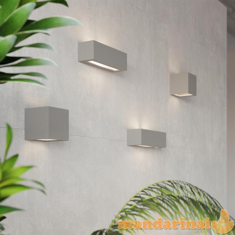 Sieninis šviestuvas keramika vega pilka 5