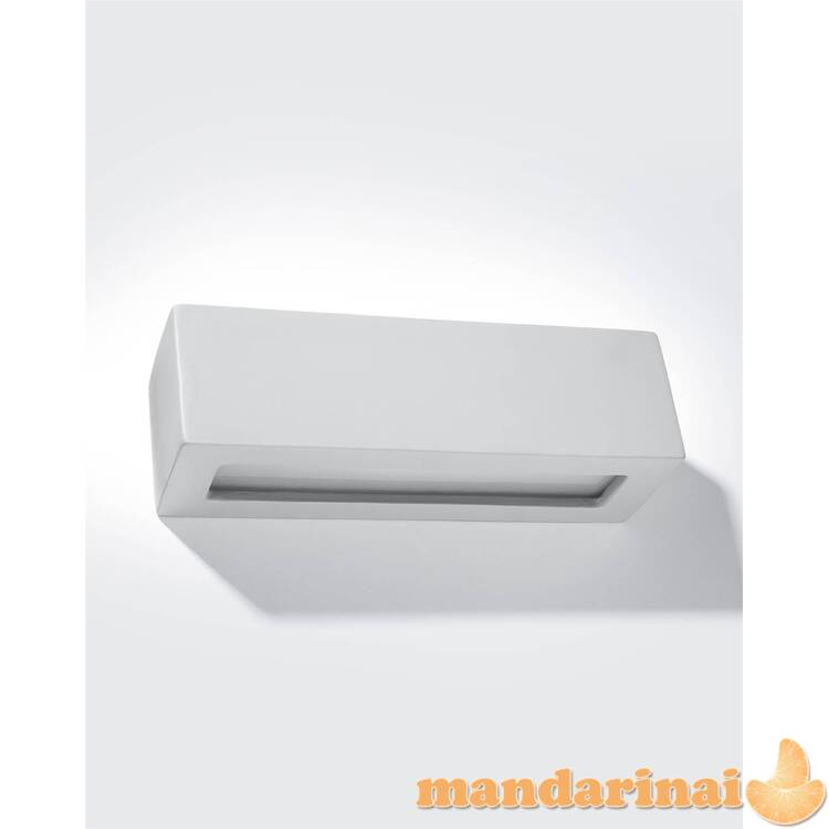 Sieninis šviestuvas keramika vega pilka 1