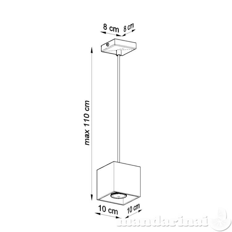Pakabinama lempa QUAD1 pilka 7