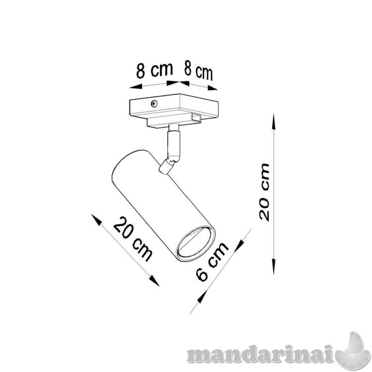 Celfond kryptinis šviestuvas 1 balta