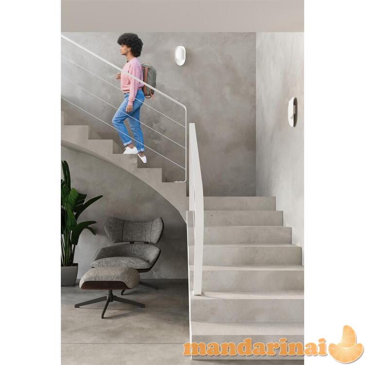 Sieninis šviestuvas ašara balta