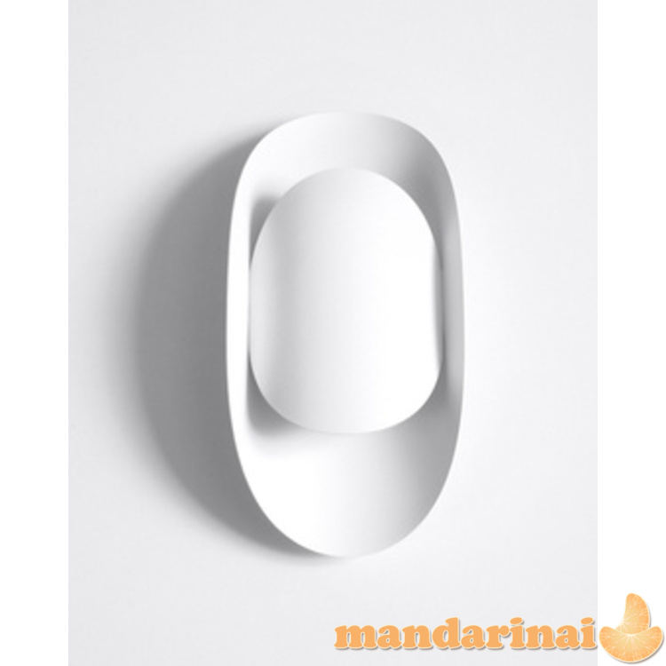 Sieninis šviestuvas ašara balta