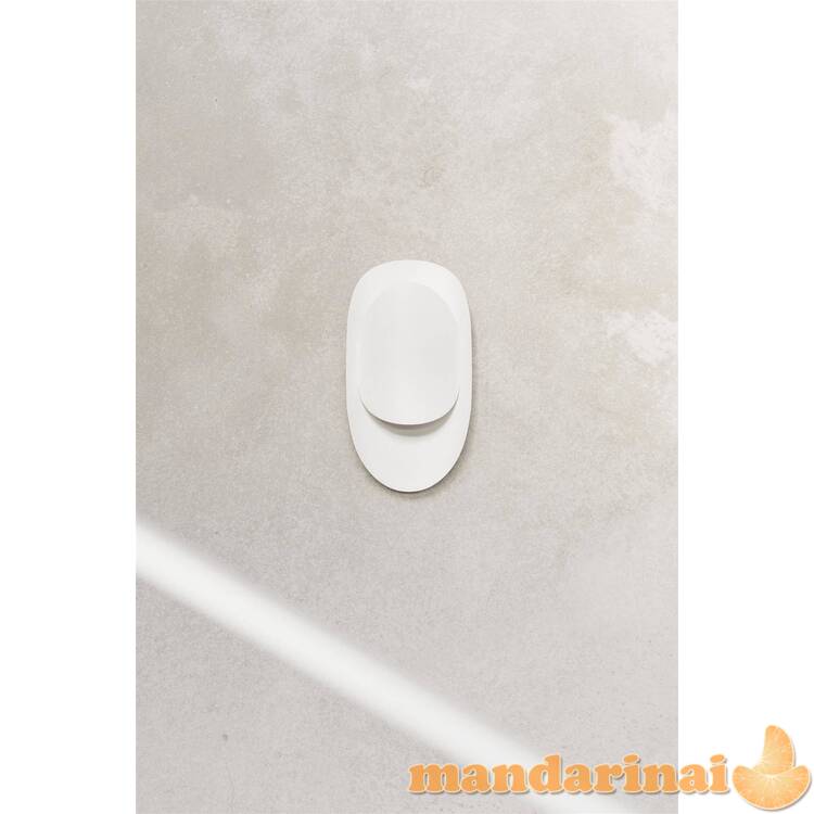 Sieninis šviestuvas ašara balta