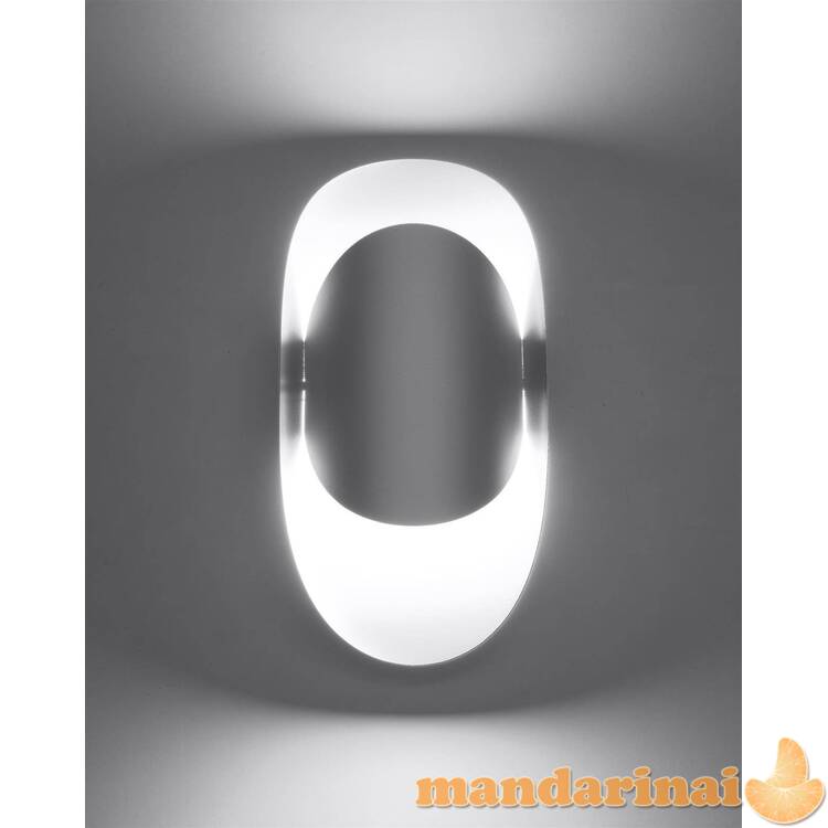 Sieninis šviestuvas ašara balta