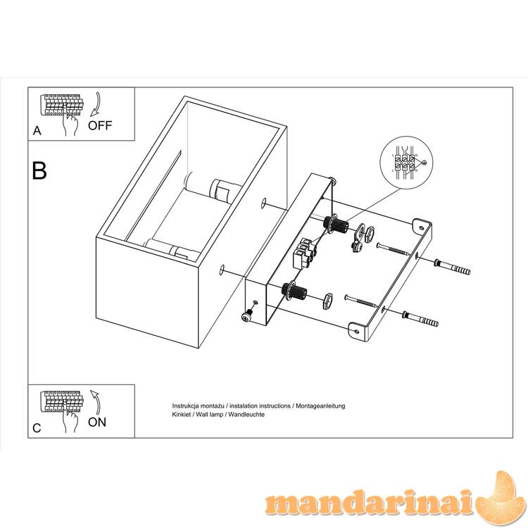 Sieninė lemputė lobo maxi balta