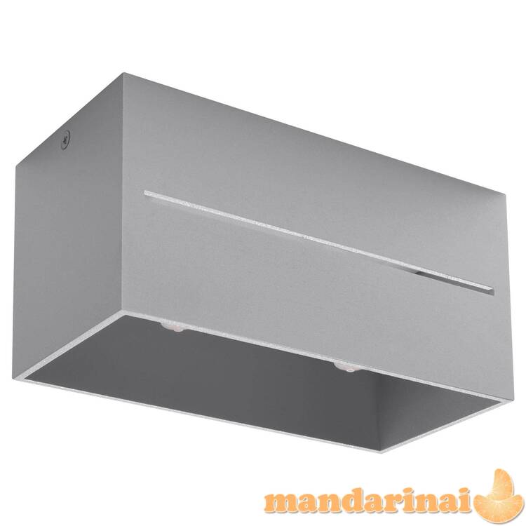 Lubinis šviestuvas lobo 2 pilkos spalvos 2