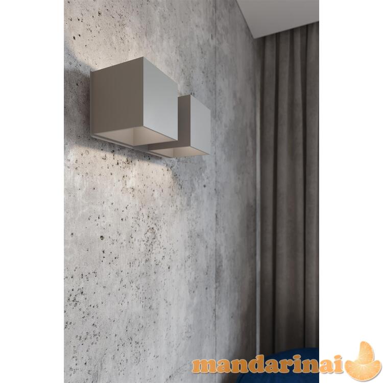 Sieninis šviestuvas Quad 2 pilka 5