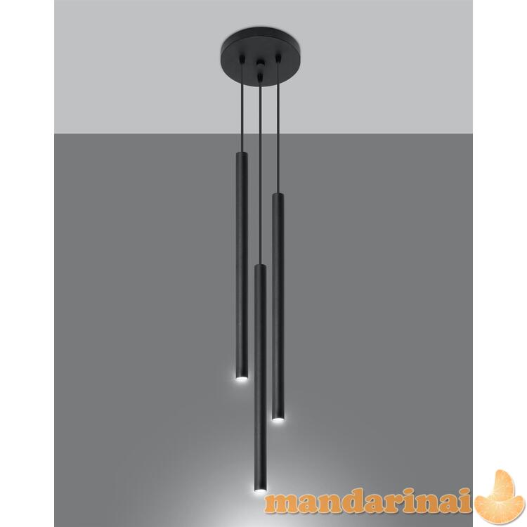 Pakabinama lempa pastelo 3p juoda