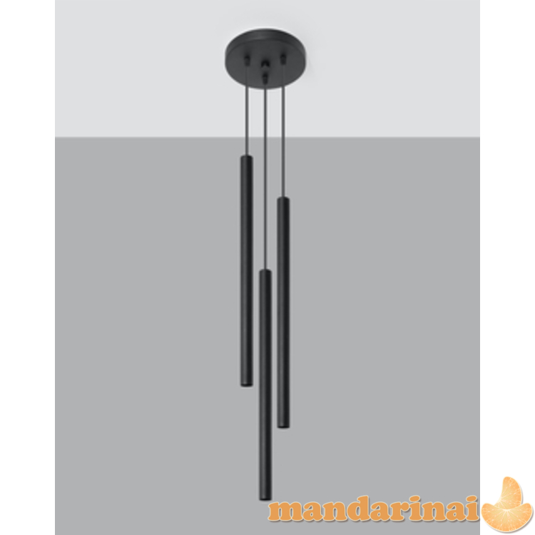 Pakabinama lempa pastelo 3p juoda