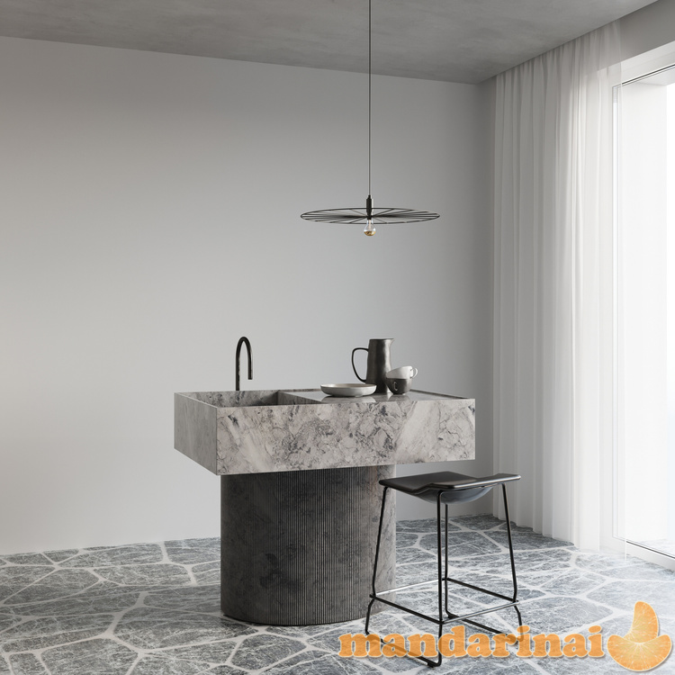 Pakabinama lempa sirko 30 juoda