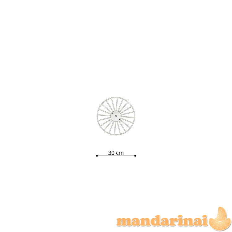 Pakabinama lempa sirko 30 juoda