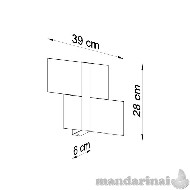 Sienos lemputė Massimo balta
