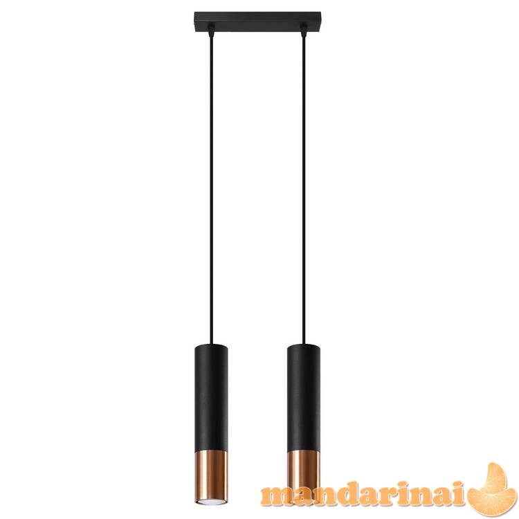 Pakabinama lemputė „Loopez 2“ juoda/vario