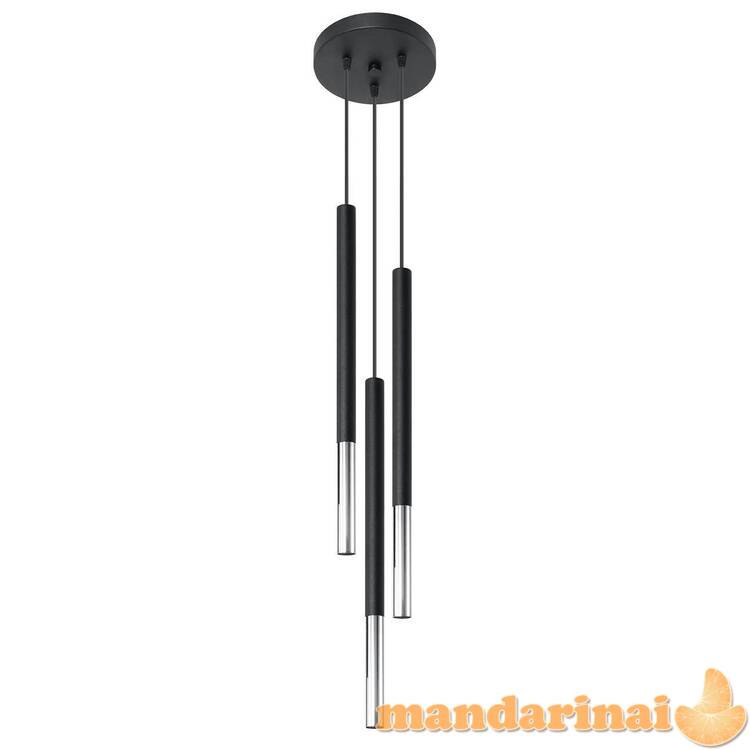 Pakabinama lempa „Mozaica 3p“ juoda/chromu