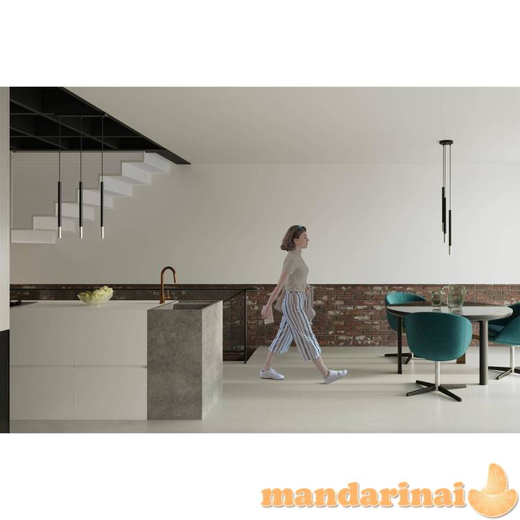 Pakabinama lempa „Mozaica 3p“ juoda/chromu