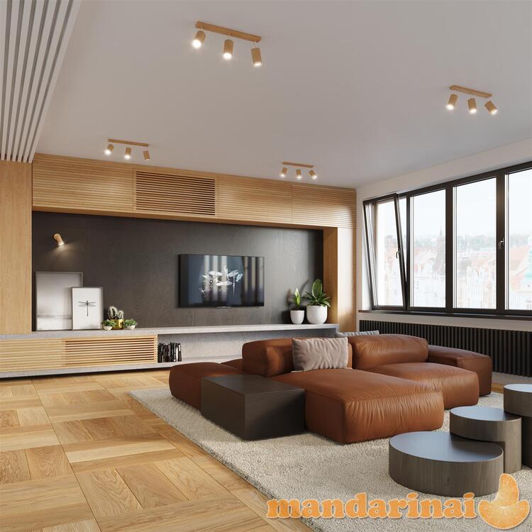 Lubinis šviestuvas Berg 4 natūrali mediena 6