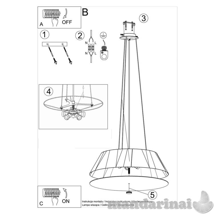 „Liustra Vega 60 White“