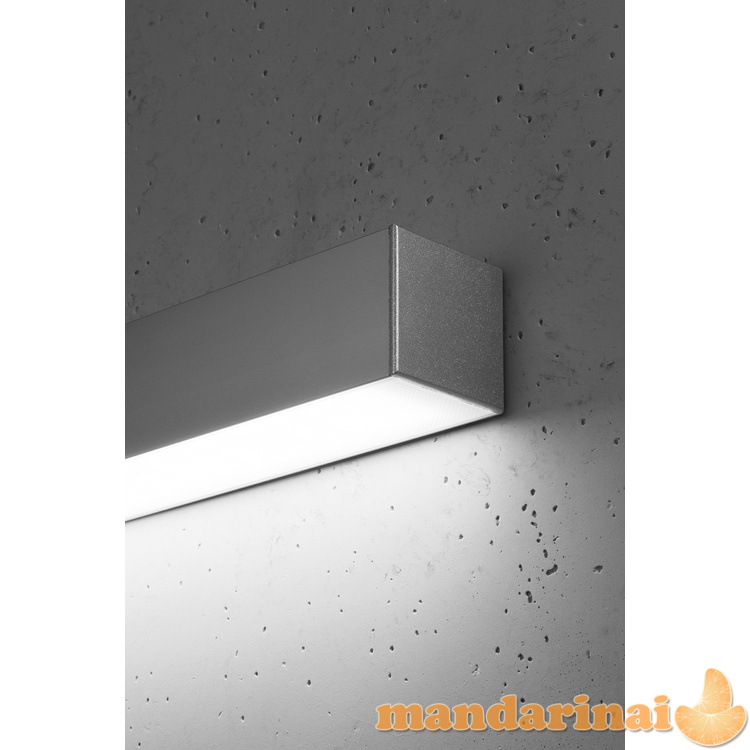 Sieninis šviestuvas PINNE 117 pilkos spalvos