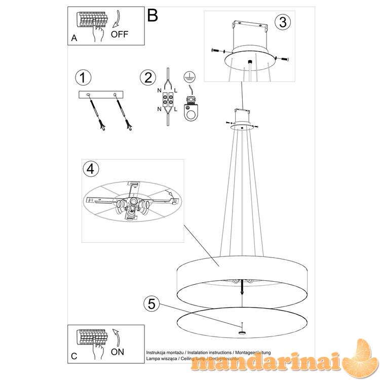 Liustra SKALA 80 balta 4