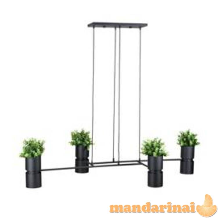 Pakabinama lempa gėlės juodas spalvos