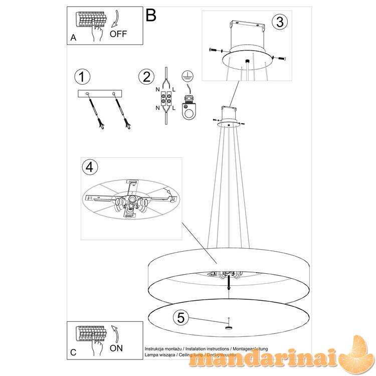 Liustra SKALA 100 balta