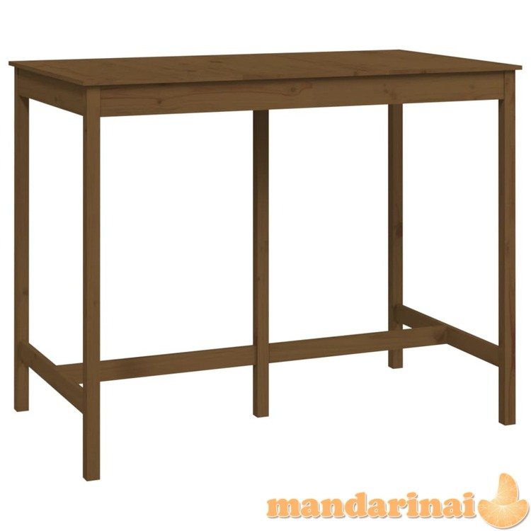 Baro stalas, medaus rudas, 140x80x110cm, pušies masyvas