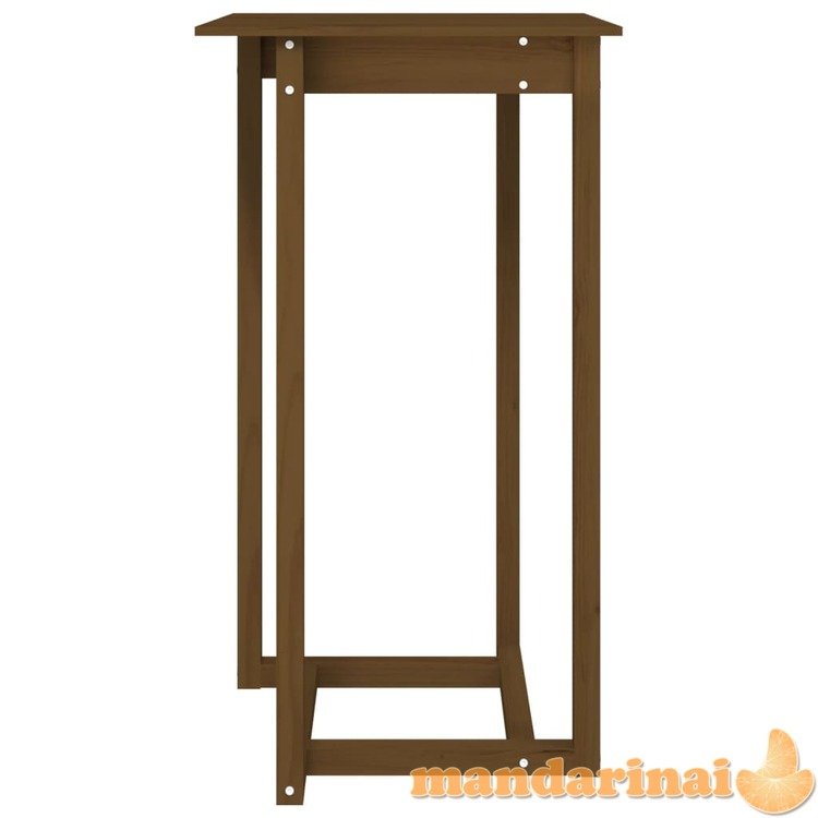 Baro stalas, medaus rudas, 60x60x110cm, pušies masyvas