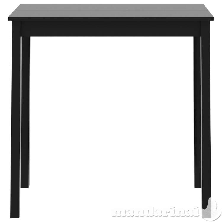 Baro stalas, mdf, juodas, 115x55x107 cm