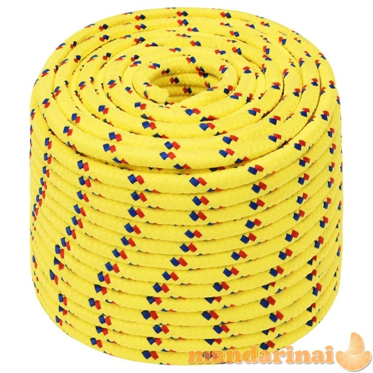 Valties virvė, geltonos spalvos, 14mm, 250m, polipropilenas