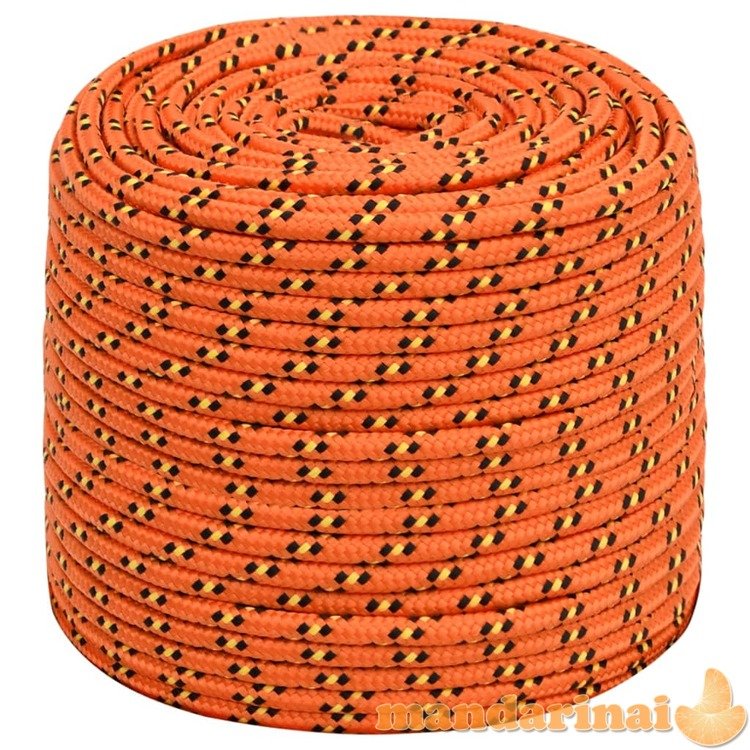 Valties virvė, oranžinės spalvos, 6mm, 25m, polipropilenas