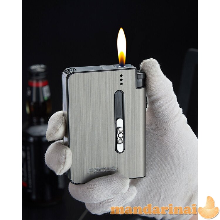 Cigarečių dėklas - porcigaras su keičiamu žiebtuvėliu