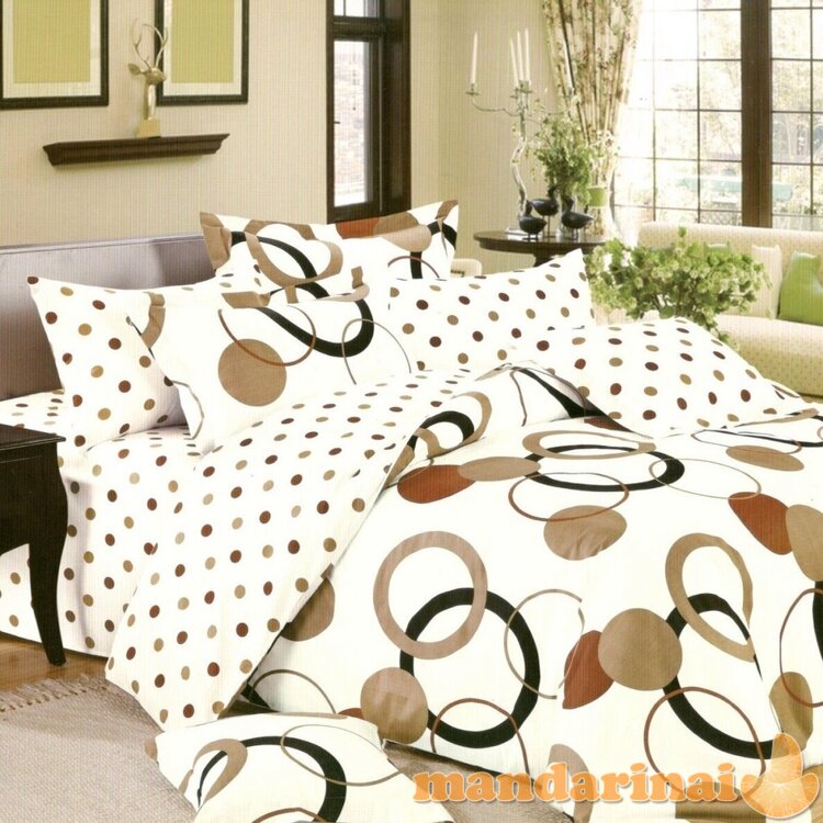 Trijų dalių dvipusis patalynės komplektas "Įdomus sapnas", 200x220 cm