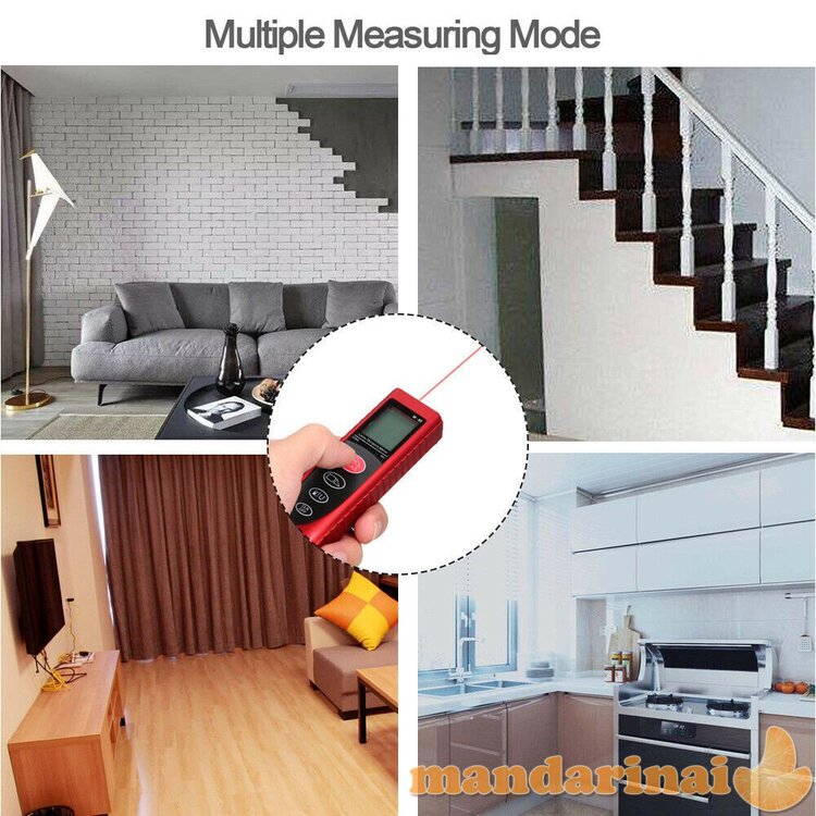 60M lazerinis atstumo matuoklis - tolimatis