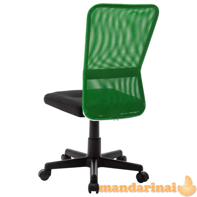 Biuro kėdė, juoda ir žalia, 44x52x100cm, tinklinis audinys