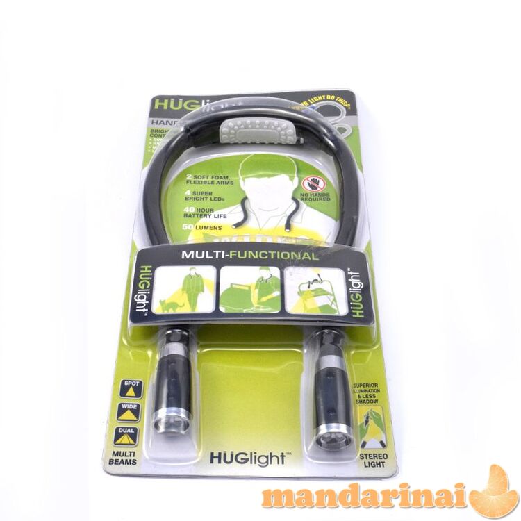 Ryški kaklo lemputė skaitymui