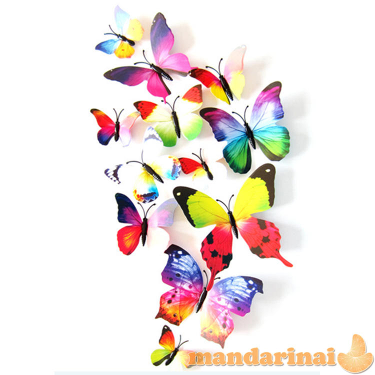 3D lipdukų „Spalvoti drugeliai“ rinkiniai