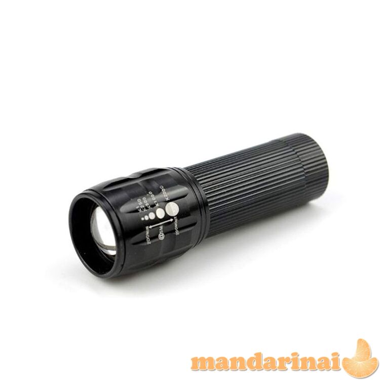 Prožektorius CREE XM-L T6 LED su fokusuojamu spinduliu