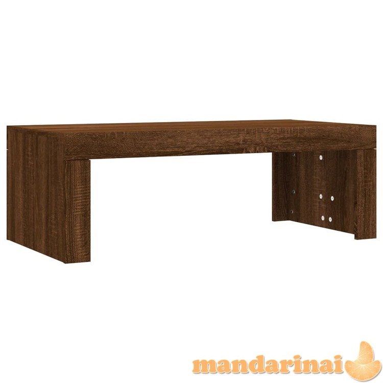 Kavos staliukas, rudas ąžuolo, 102x50x36cm, apdirbta mediena