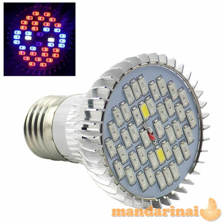 Pilno spektro 30W 40 led modulių lempa augalų auginimui