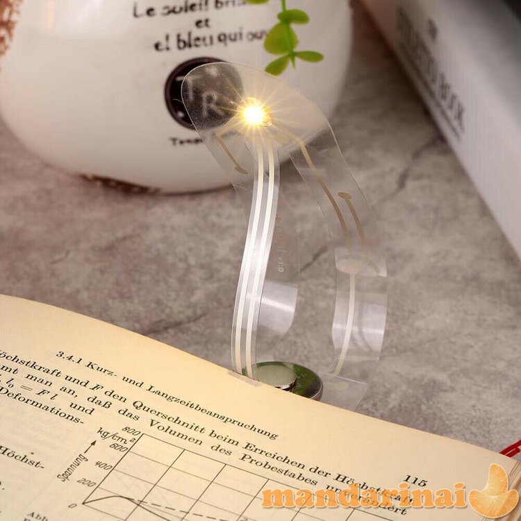 Knygos skirtukas su lempute