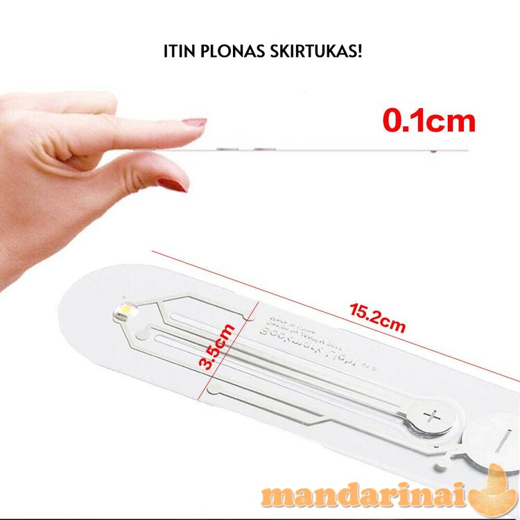 Knygos skirtukas su lempute