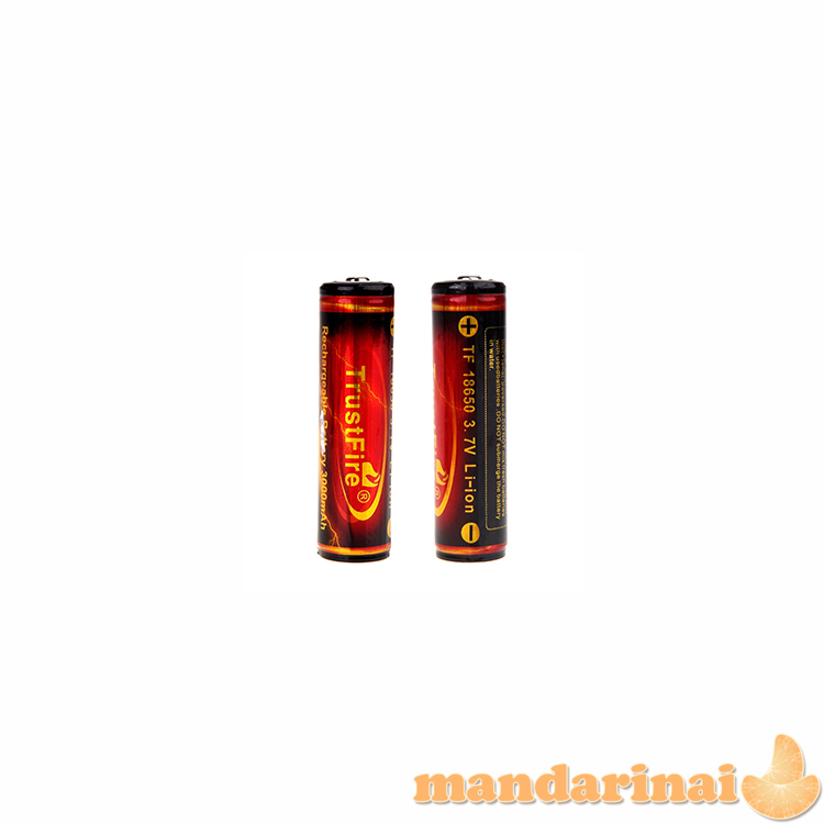 Originalus TrustFire 3000mAh akumuliatorius