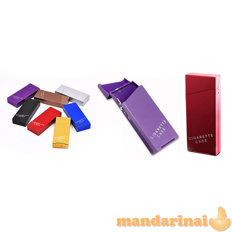 Metalinis dėklas - porcigaras plonoms 'Slim' cigaretėms