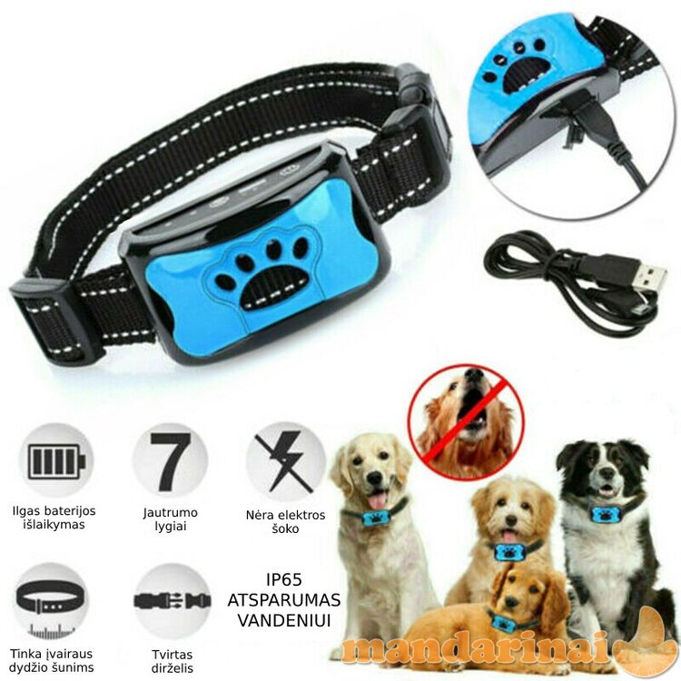 Saugus anti-lojimo antkaklis be elektros iškrovos