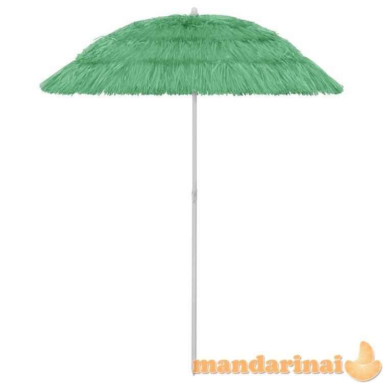 Paplūdimio skėtis, žalios spalvos, 180cm