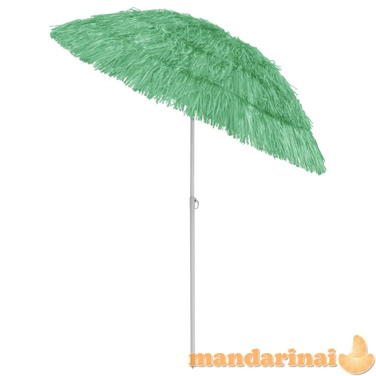 Paplūdimio skėtis, žalios spalvos, 180cm